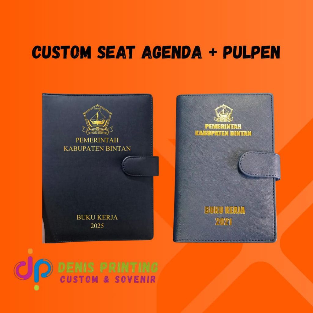 Buku Catatan Kerja A5 I custom agenda binder I custom notebook I custom buku