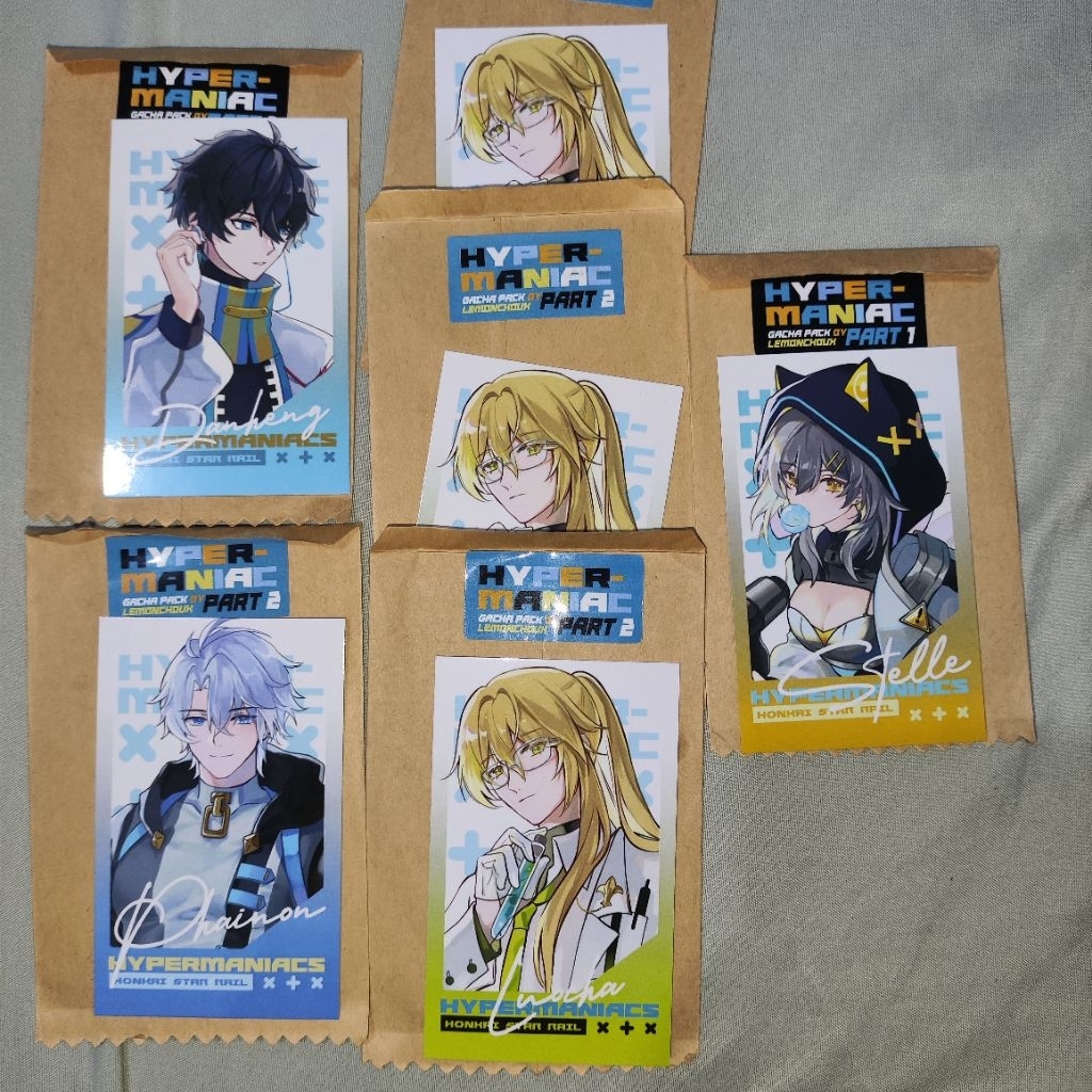 Pc Photocard HSR honkai star rail Hypermaniac by Lemon Choux