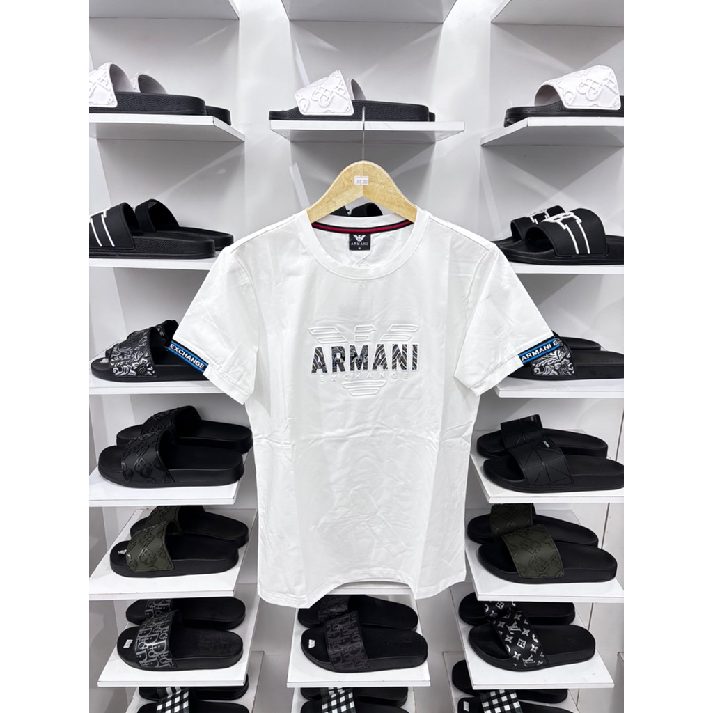 KAOS IMPORT ARMANI EMBOS TIMBUL