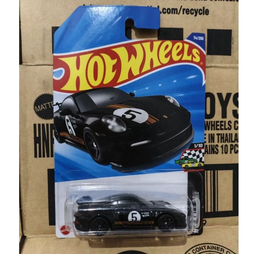 Hotwheels porsche 911 GT3 hitam
