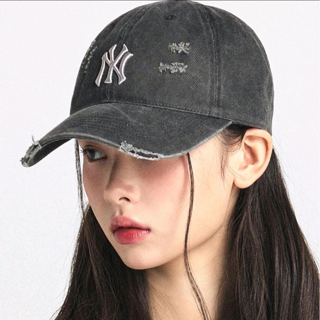 MLB CAP TOPI  KOREA VINTAGE DAMAGE WASHED UNSTRUCTURED