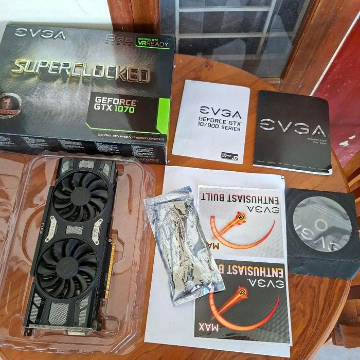 VGA EVGA GTX 1070 8 GB SECOND FULLSET