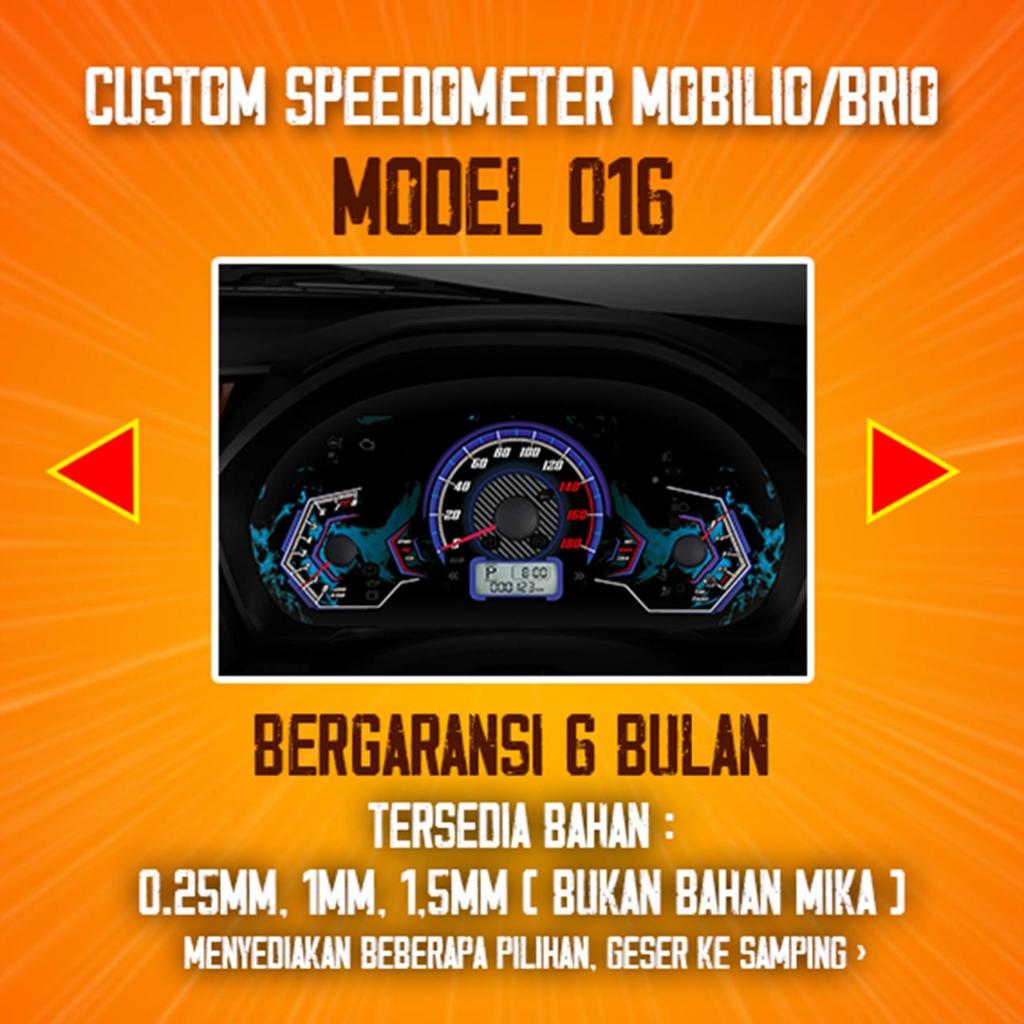 Speedometer Custom Brio / Mobilio Model 016 - 020