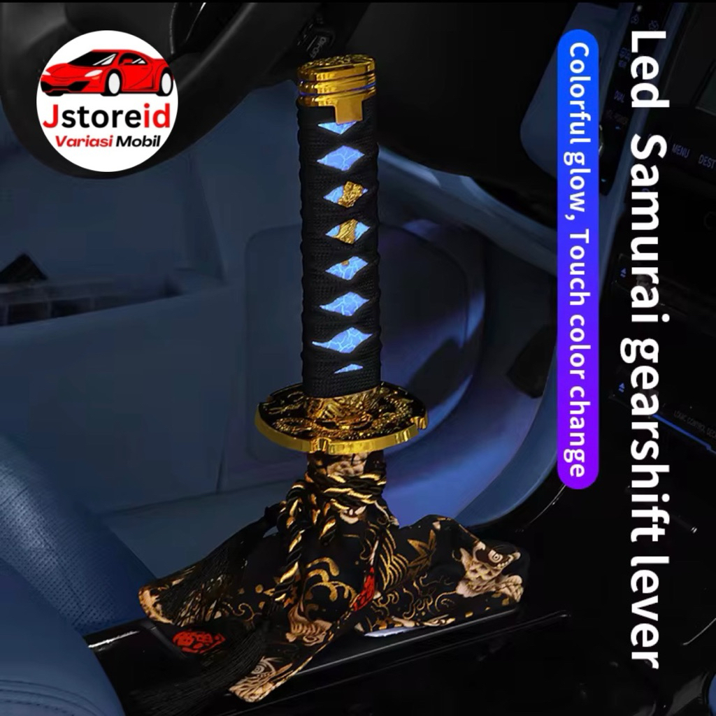 Tuas Mobil / Knob Persneling / Gear Shift Mobil Manual Model Katana LED Lampu