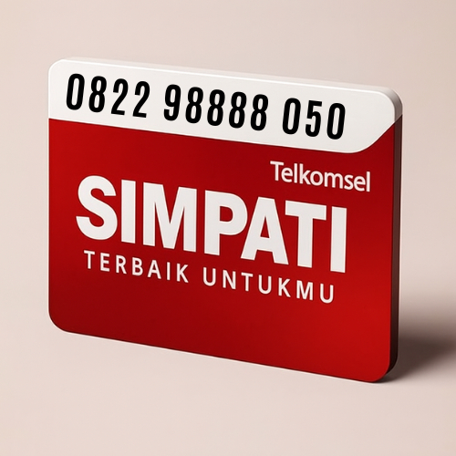 Kartu Perdana Telkomsel Simpati Cantik -  Cantik Telkomsel Jaringan 4G/5G Nomor Cantik Simpati - Kar