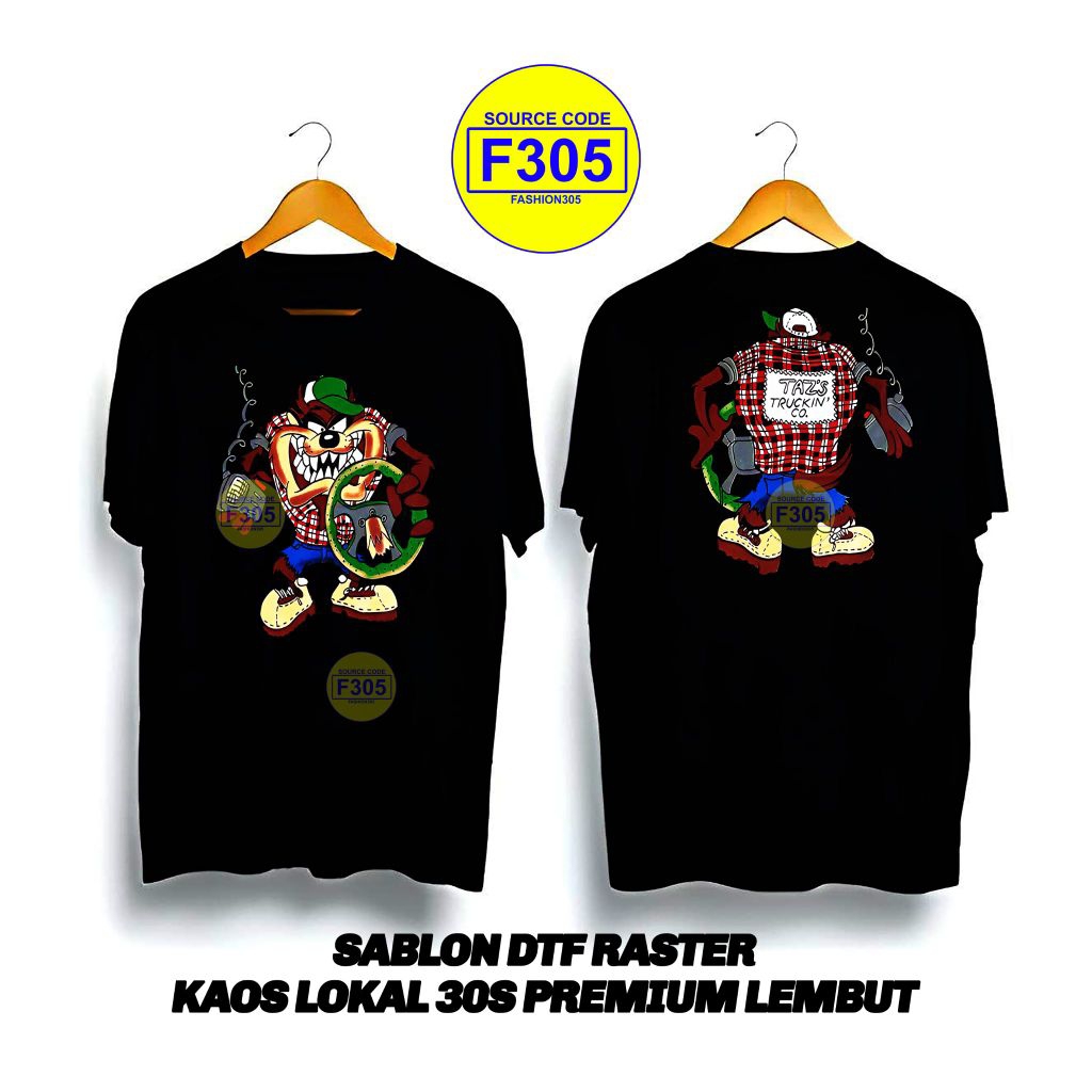 KAOS TAZ MANIA BOOTLEG DTF RASTER