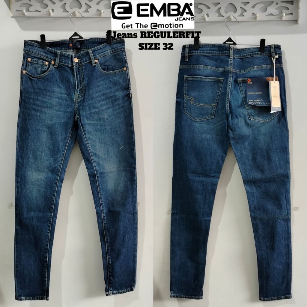 CELANA EMBA CELANA PANJANG JEANS & KATUN EMBA ORI SIZE 32 Sale