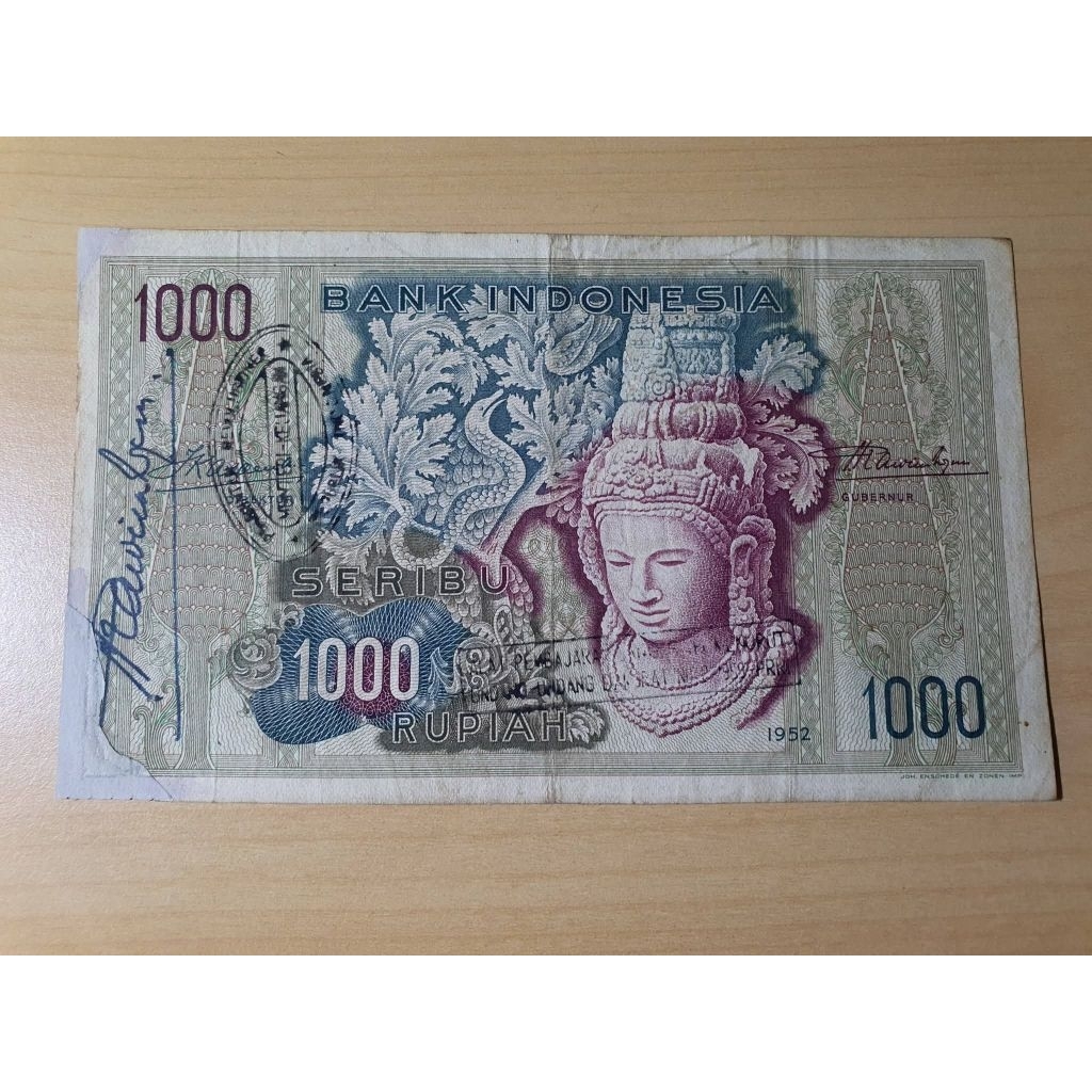 Uang Kuno Seri Budaya Pecahan 1000 Rupiah