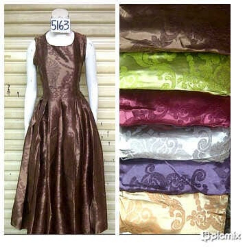 (KODE 5163) Dress Jodha / Dress Kondangan / Dress Hordeng