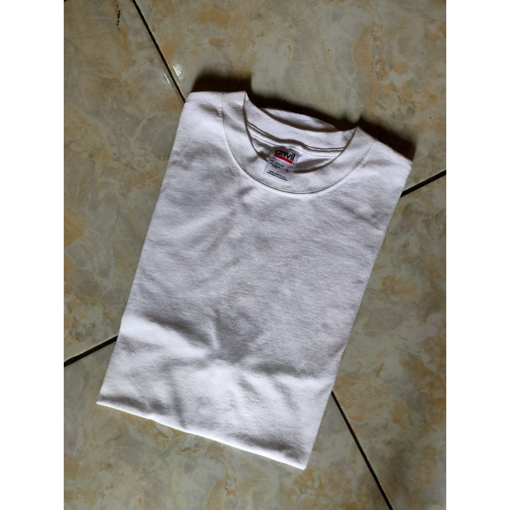 Kaos Polos Blanktee Anvil Merah