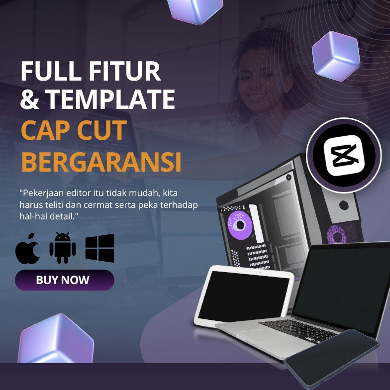 Full Template dan Edit Pro Capcut Pro 1 Tahun Full Garansi