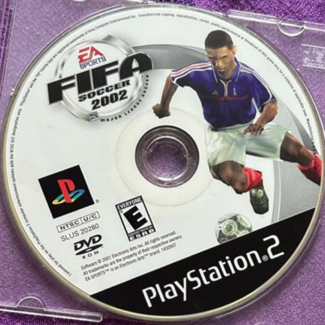 kaset playstation 2 original Us fifa soccer 2002