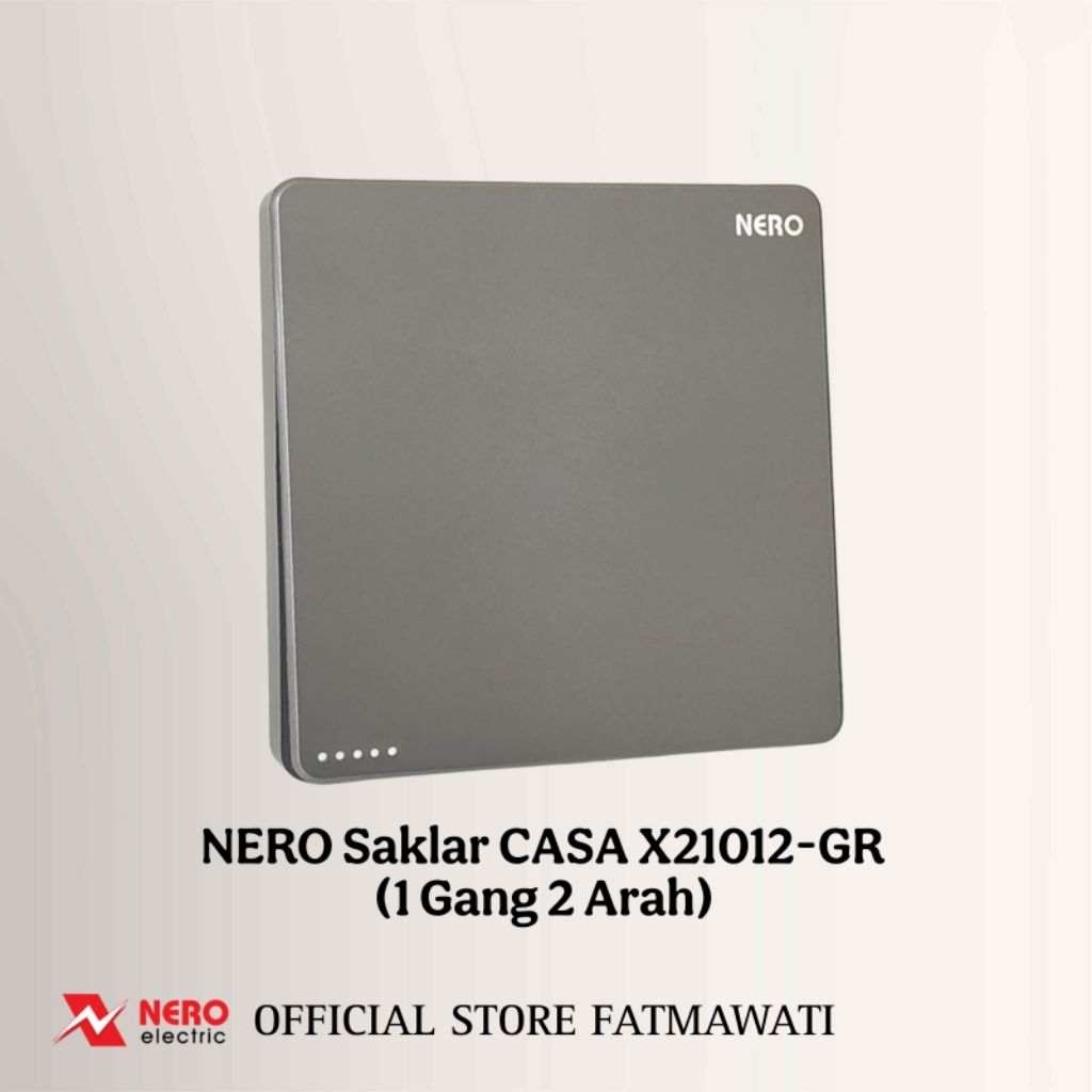NERO Saklar CASA X21012-GREY