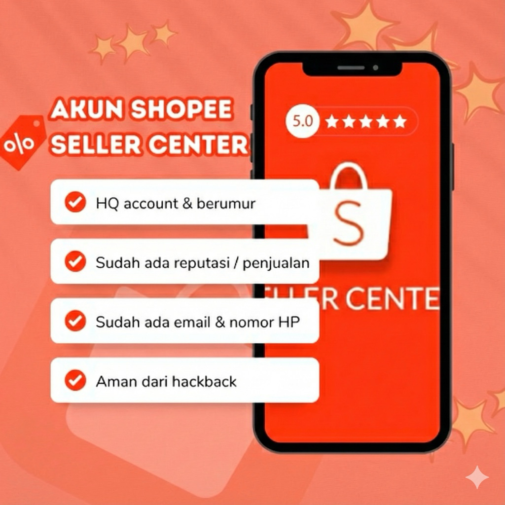 Akun Shope Seller Center Berumur | Ada Penjualan & Reputasi Toko | Akun Toko Shope