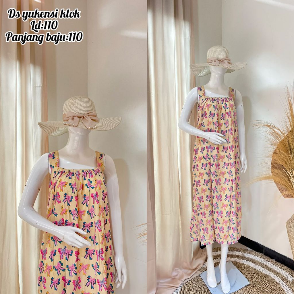 DASTER YUKENSI KLOK | YUKENSI | DASTER | DRES WANITA | BAHAN RAYON PREMIUN