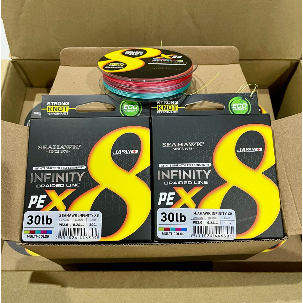 BENANG PE SEAHAWK INFINITY X8 BRAIDED LINES