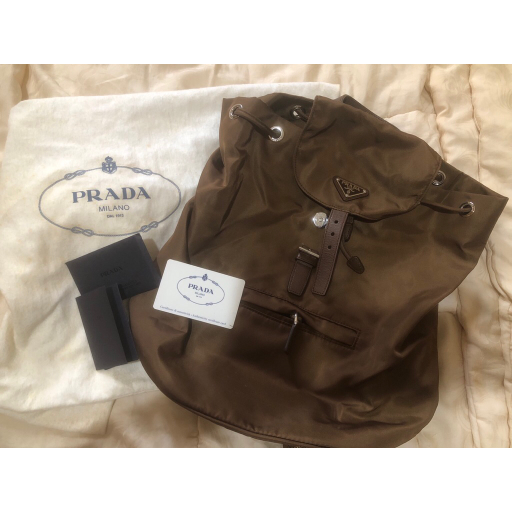 Preloved backpack Prada original