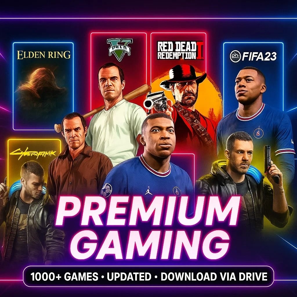 Database GAME PC lengkap 15TB, Kirim via Drive