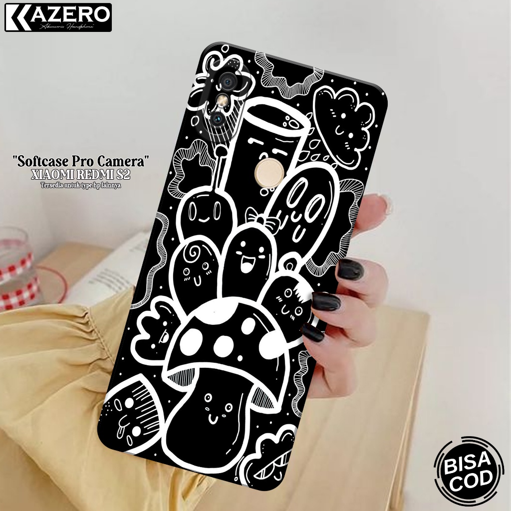 Softcase Hp Xiaomi Redmi S2 Terbaru Fashion Case Aesthetic Case Xiaomi Redmi S2 Silikon Pro Camera C