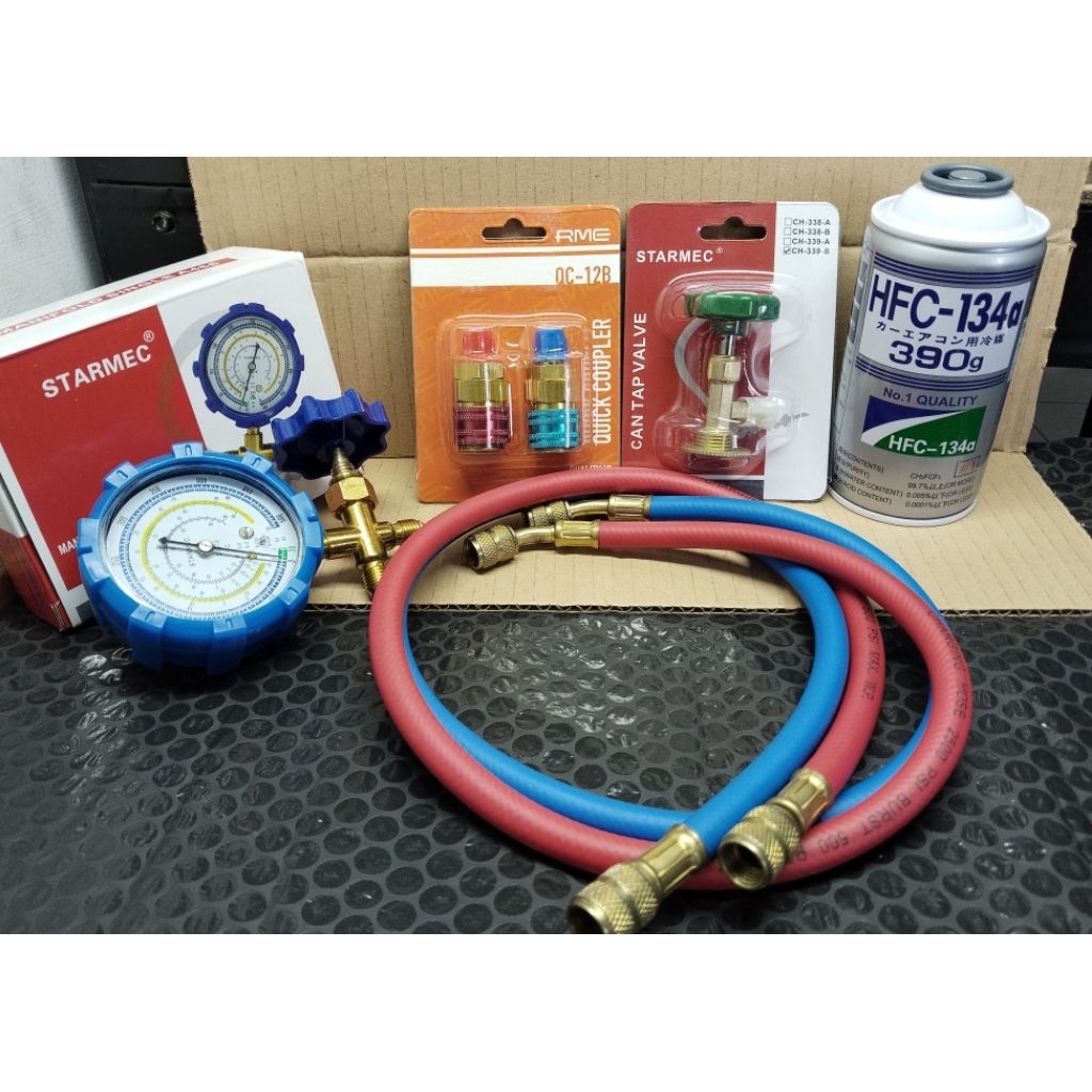 Paket Komplit Pengisian Freon kulkas dan ac mobil murah