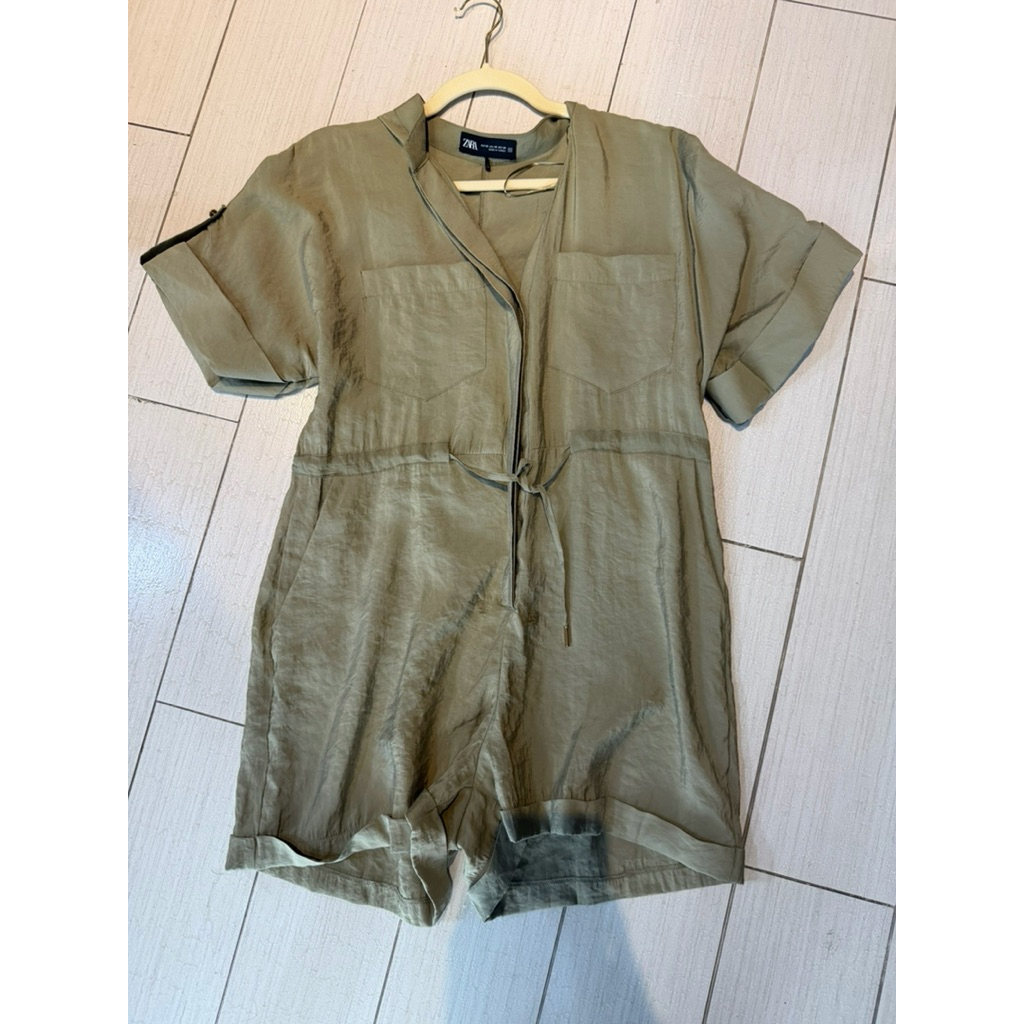 preloved terusan jumper jumpsuit baju kodok zara original wanita cewek