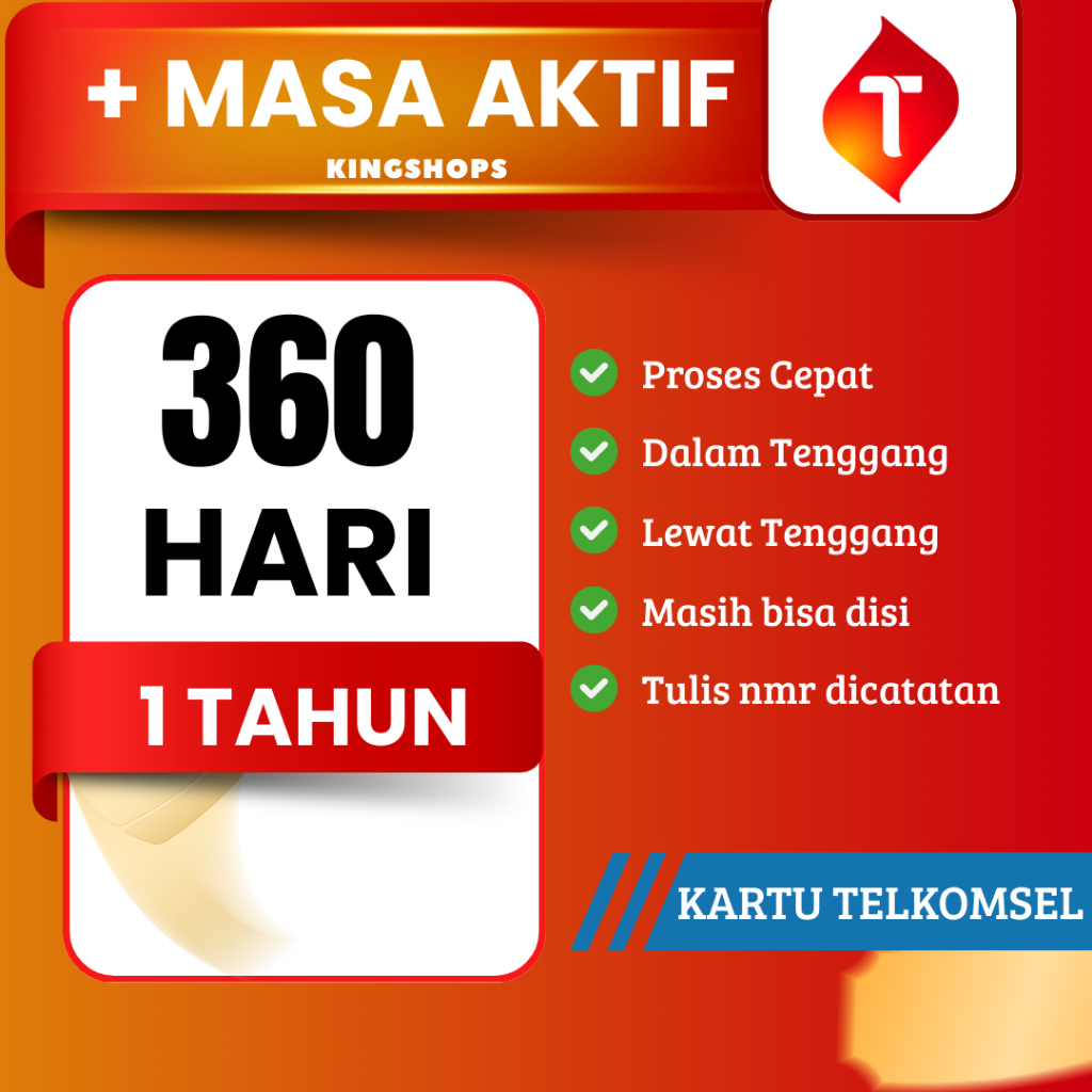Perpanjang / Tambah Masa Aktif Simpati Telkomsel 15 Hari/30 Hari/90 Hari/180 Hari/330 Hari/360 Hari