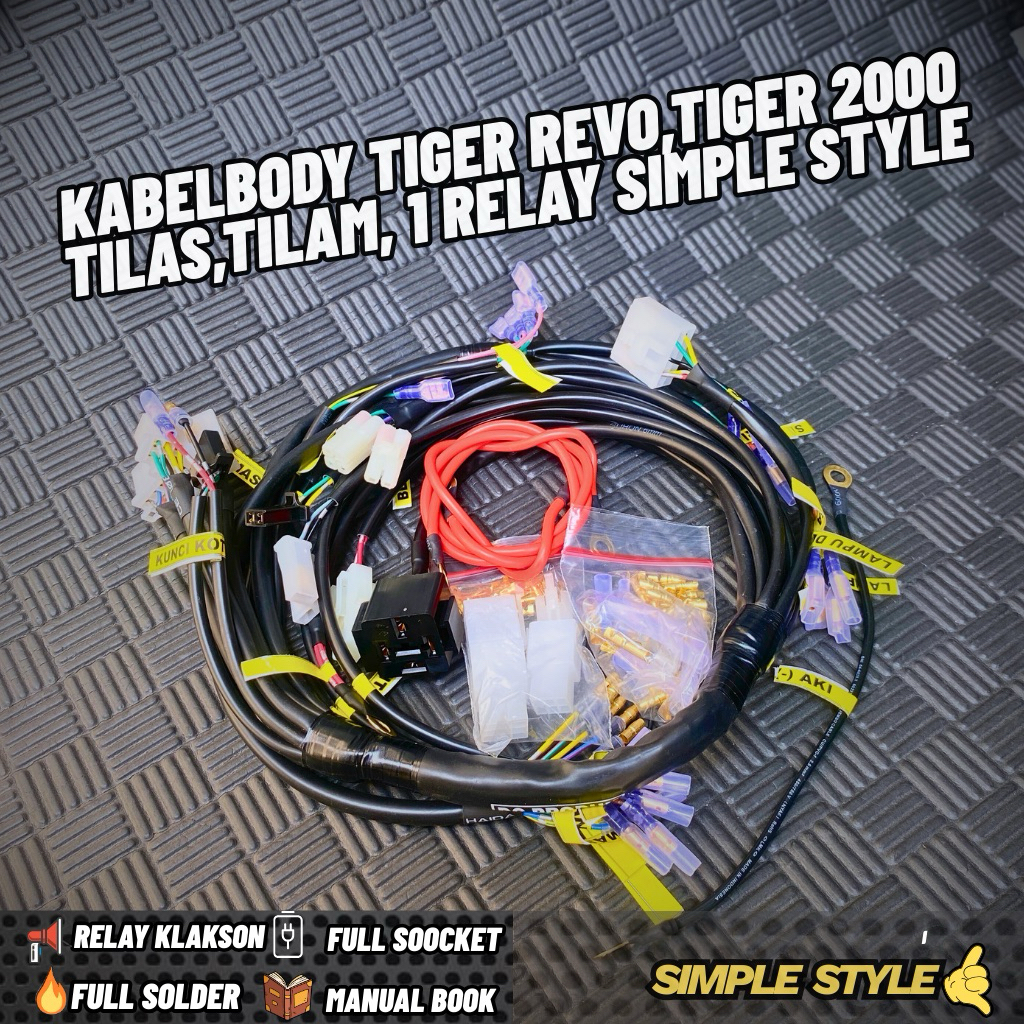 KABEL BODY TIGER TIREV,TILAM,TILAS RINGKESAN SIMPEL RELAY 1