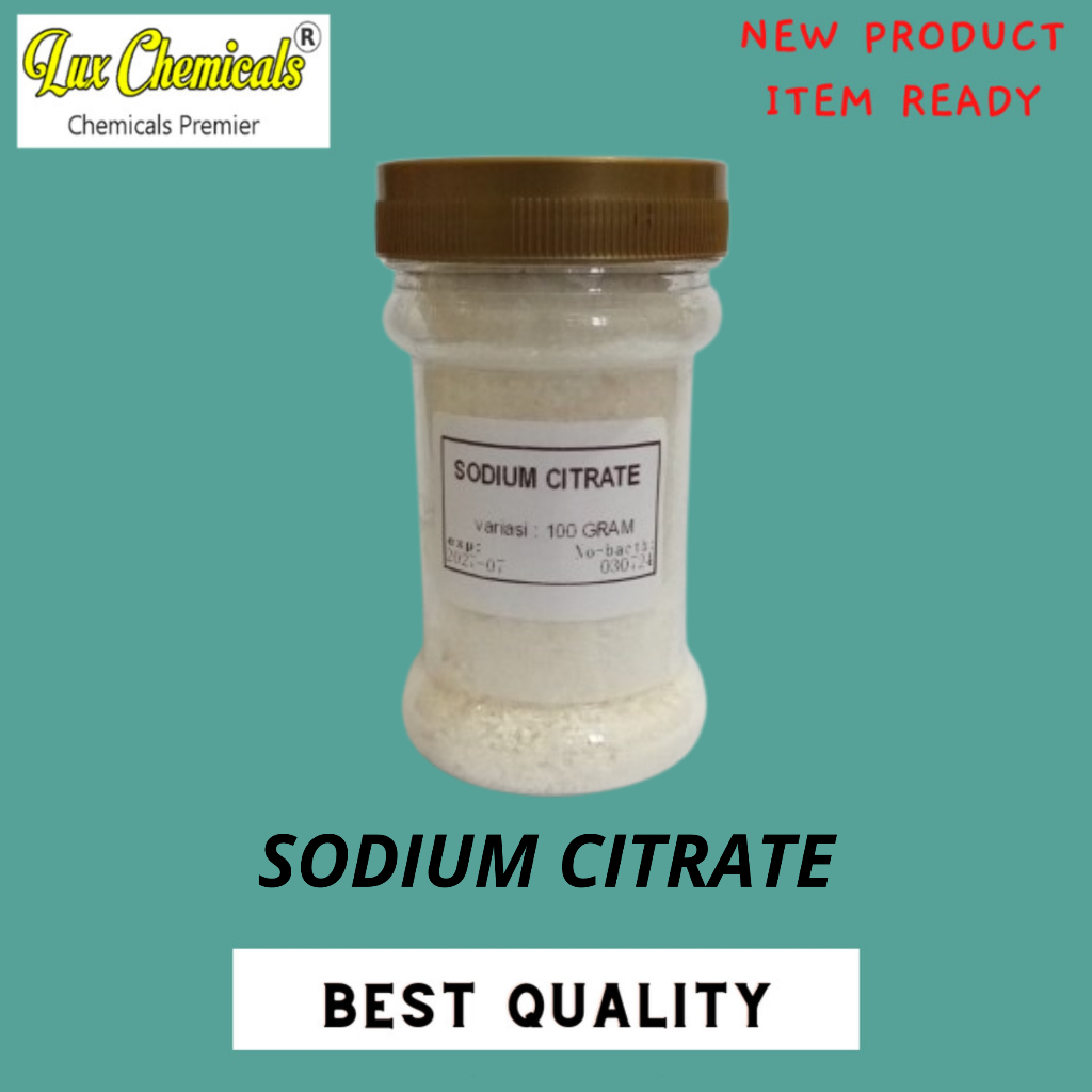 SODIUM CITRATE / NATRIUM SITRAT 100 GRAM BEST QUALITY