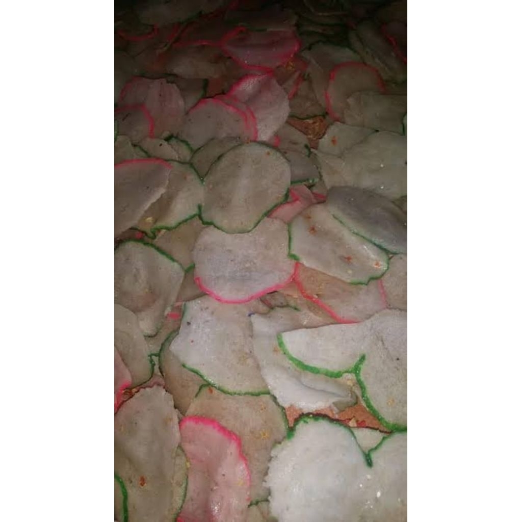 Krecek kerupuk upil goreng minyak/pasir