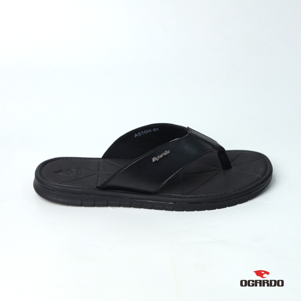 Sandal Kulit Sintetis Ogardo ASTON 01 – Pria Dewasa, Ringan & Elegan