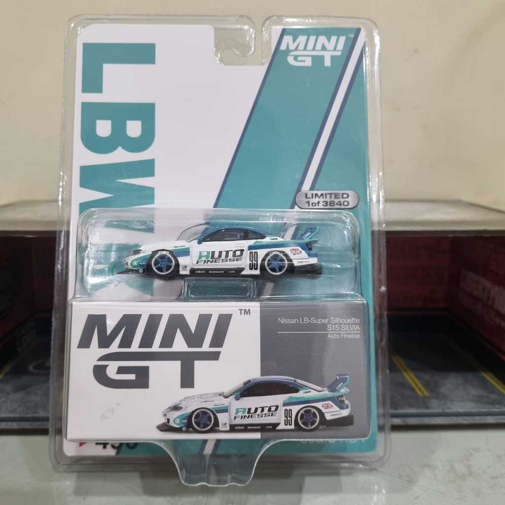 Mini GT 490 Nissan LB-Super SIlhouette S15 Silvia Auto Finesse Blister