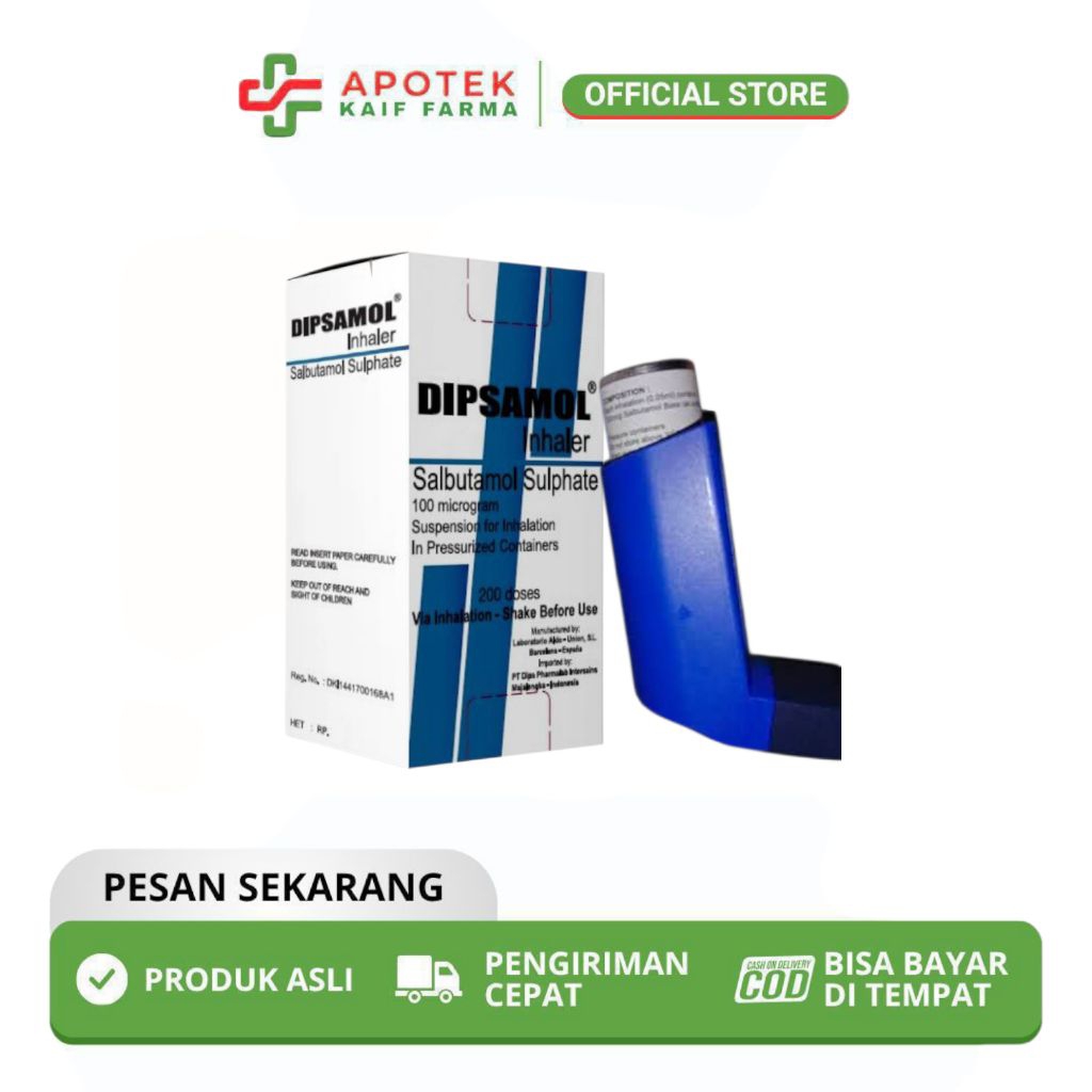 Ready terlaris dan original ||  ready dipsamol inhaler