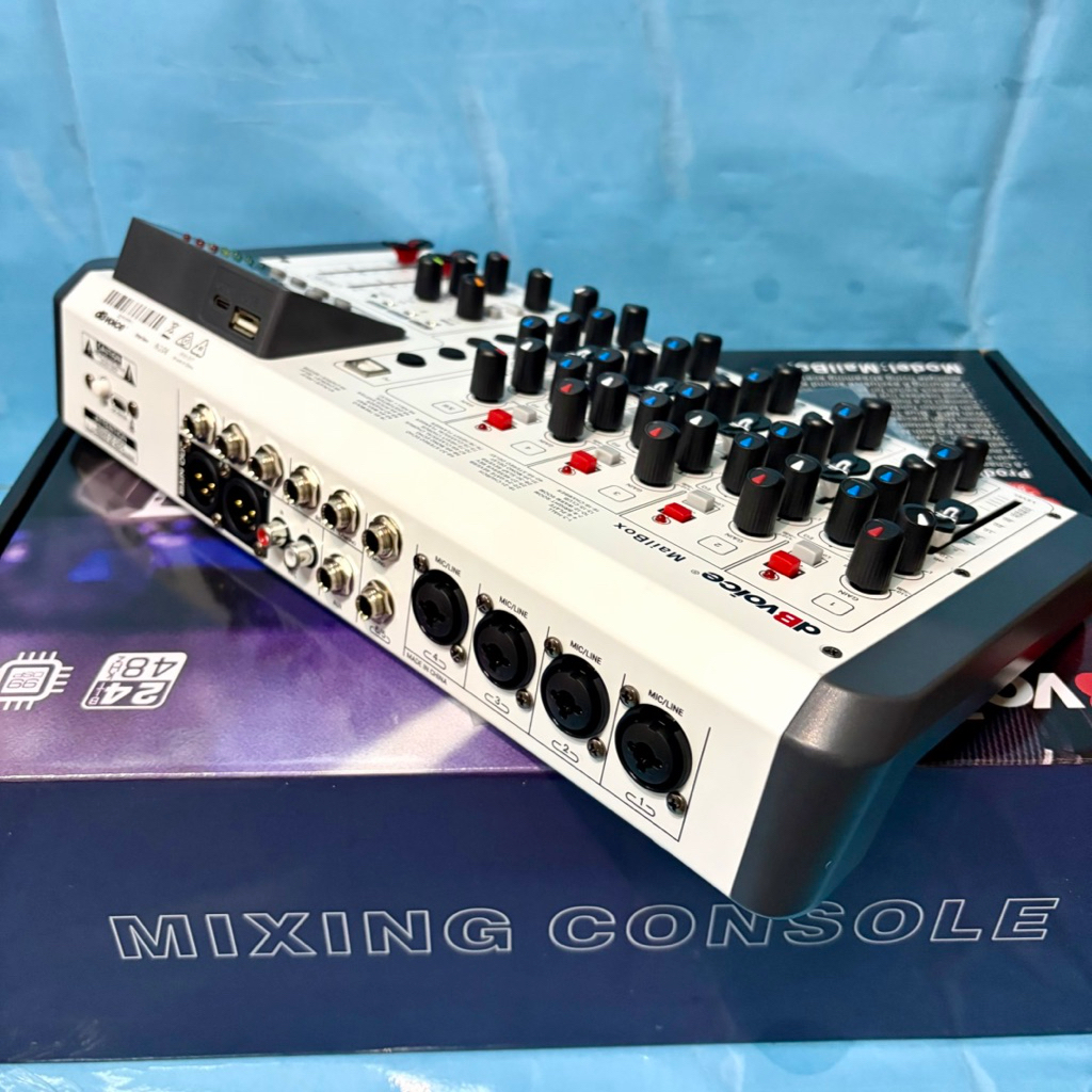 Mixer Dbvoice Mailbox 6 – Original 6 Channel Bluetooth – Live Streaming dB Voice
