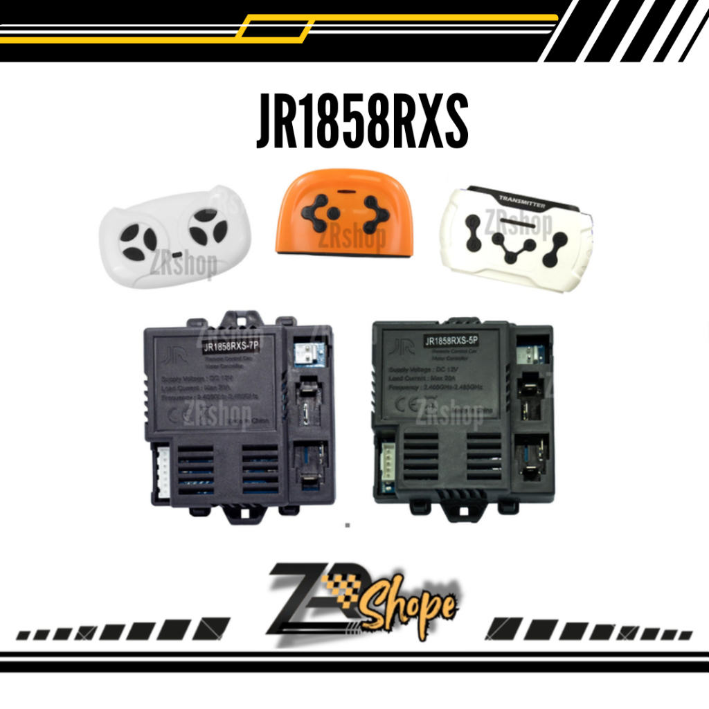ZRShope || Remot Receiver JR1858RXS-7P JR1858RXS-5P 12V Volt Receiver Receiver Remote Control Mobil 