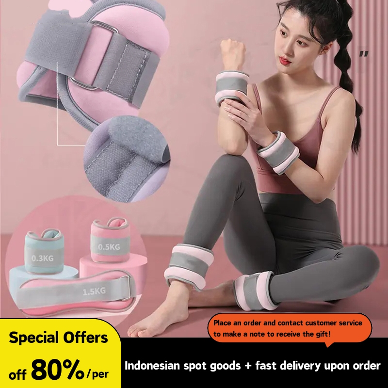 *In Stock*Beban Pergelangan Kaki 0,3kg-1kg Beban Pergelangan Kaki/Pergelangan Tangan yang Dapat Dise