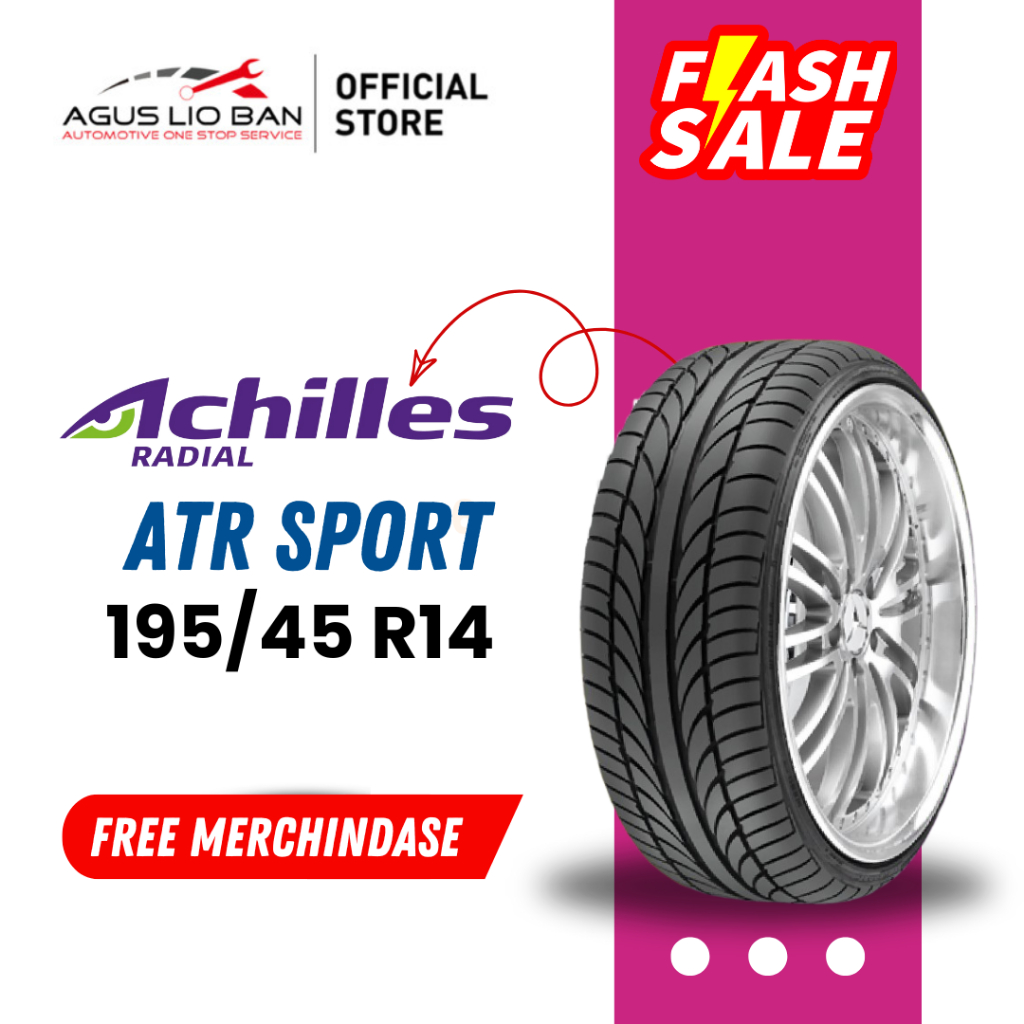Achilles ATR Sport 195/45 R16 — Ban Mobil Sporty, Grip Kuat & Low Noise | AGUS LIO BAN