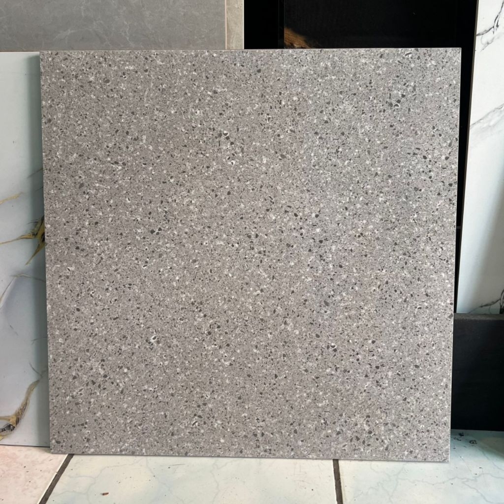 Granite Lantai 60x60 Terra Grey | Terazzo | Matt