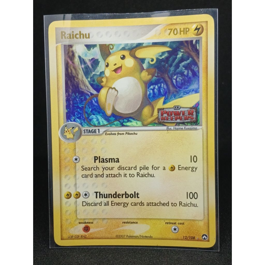 POKEMON TCG RAICHU POWER KEEPERS ENG