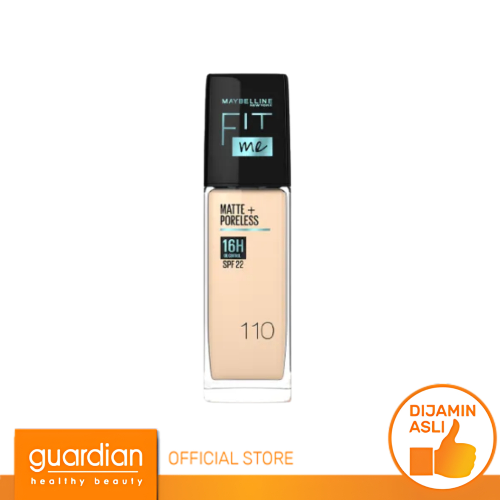 Maybelline Fit Me Matte + Poreless Liquid Foundation Make Up 30ml