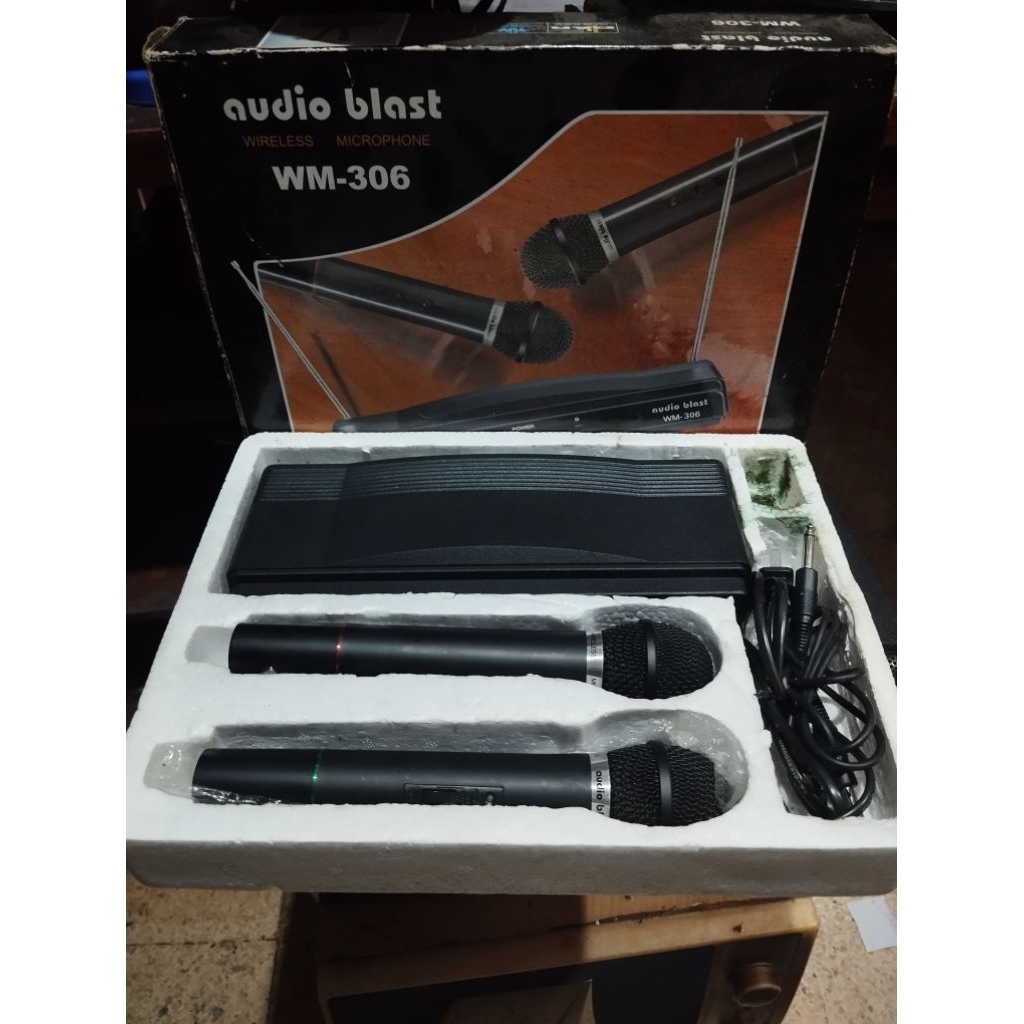 WERLES MICROPHONE AUDIO BLAST WM-306 BEKAS NORMAL