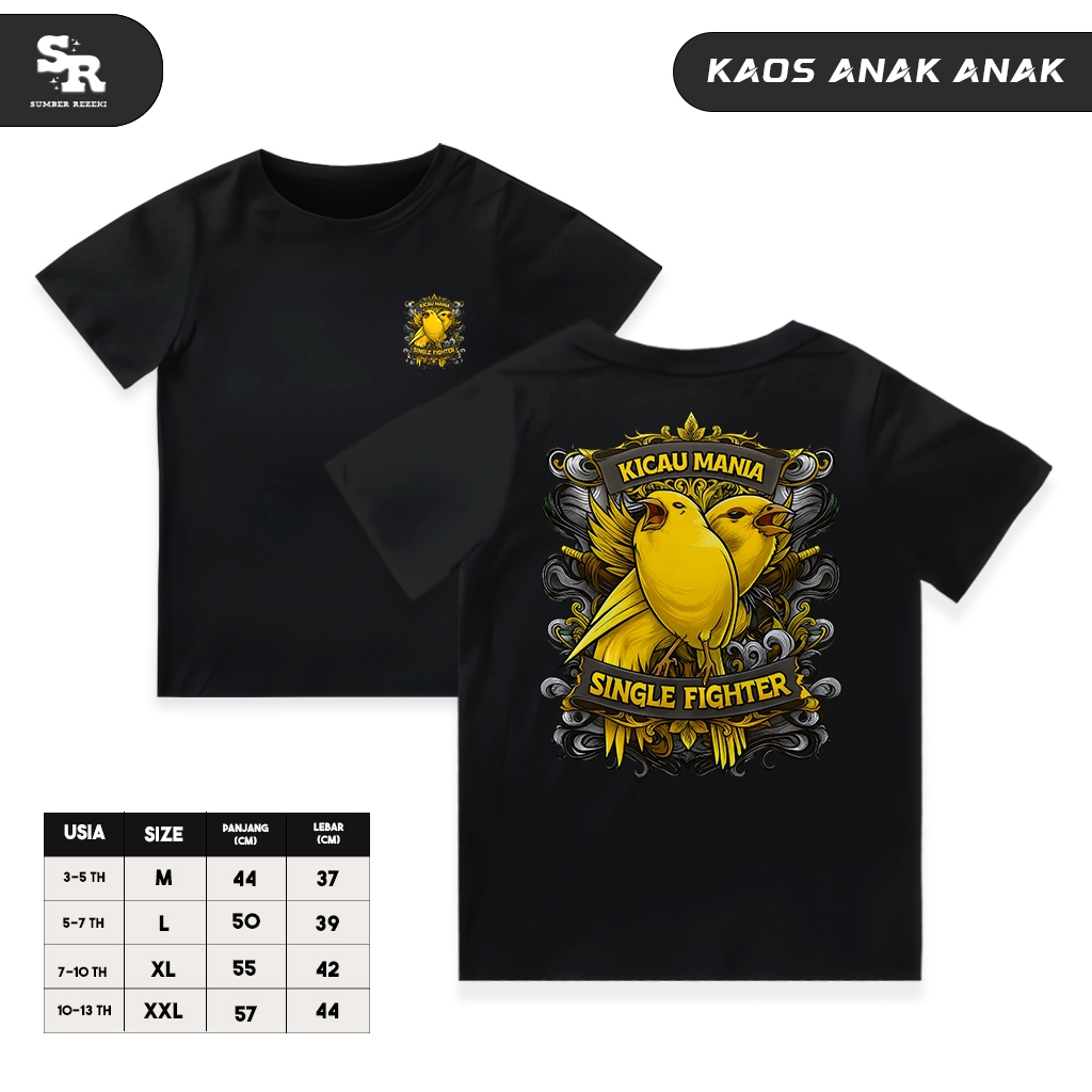 KAOS ANAK BURUNG KICAU MANIA | KAOS BURUNG | KAOS KOMUNITAS | KICAU MANIA | KAOS DISTRO ORIGINAL | B