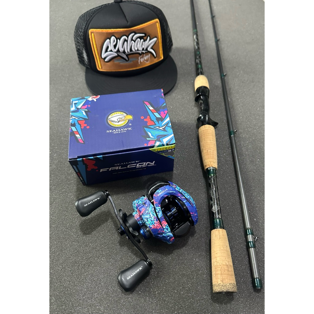 EX DISPLAY JORAN BC FENWICK WORLD CLASS FREE REEL BC SEAHAWK + TOPI