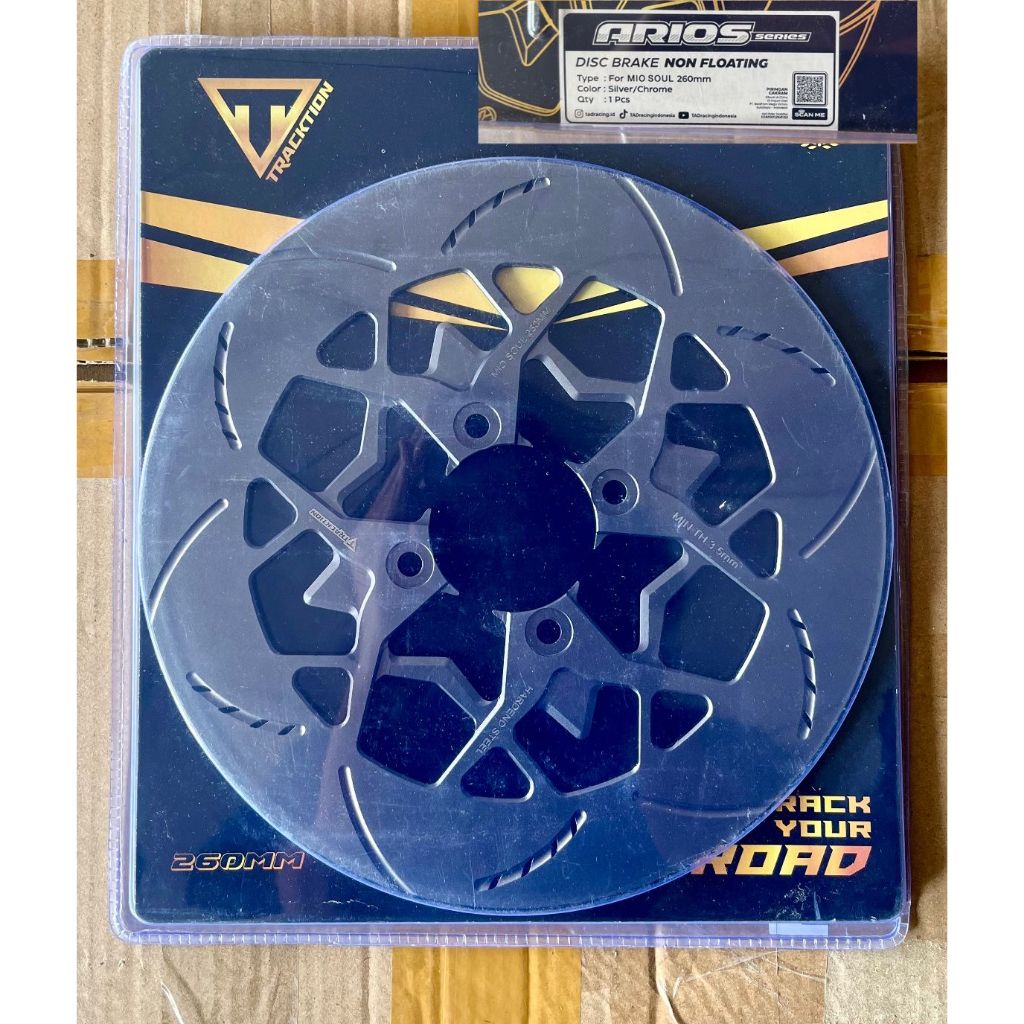 Piringan Cakram depan Yamaha Mio 260mm Baut 4 Model PSM TDR.Mio soul.X ride.Gear.Freego