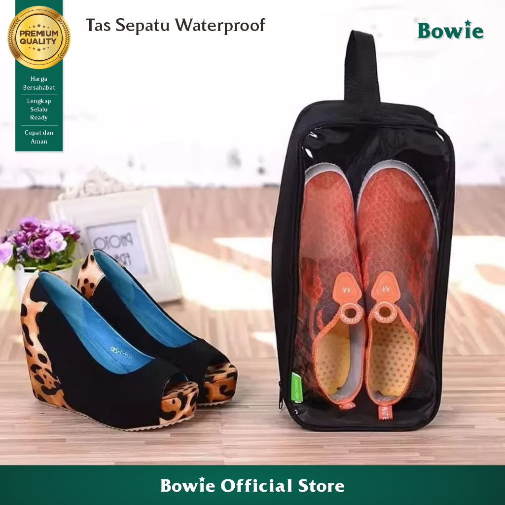Tas Sepatu Sandal Travel Waterproof Organizer Pouch Sepatu Bola Futsal