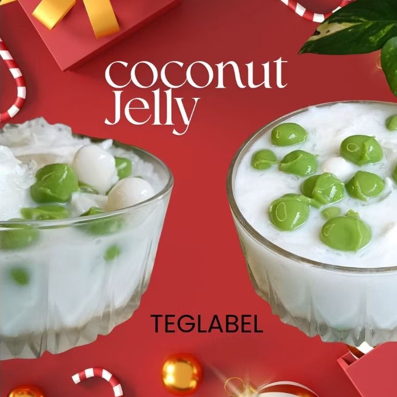 Es Kelapa Jelly Coconut Jelly Dessert Es Kelapa Muda