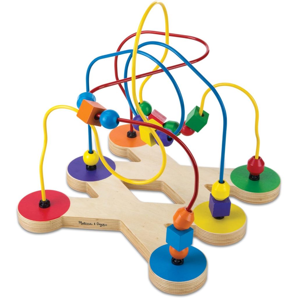 Melissa & Doug Classic Bead Maze - Wooden Educational Toy Wooden Bead Maze Toy