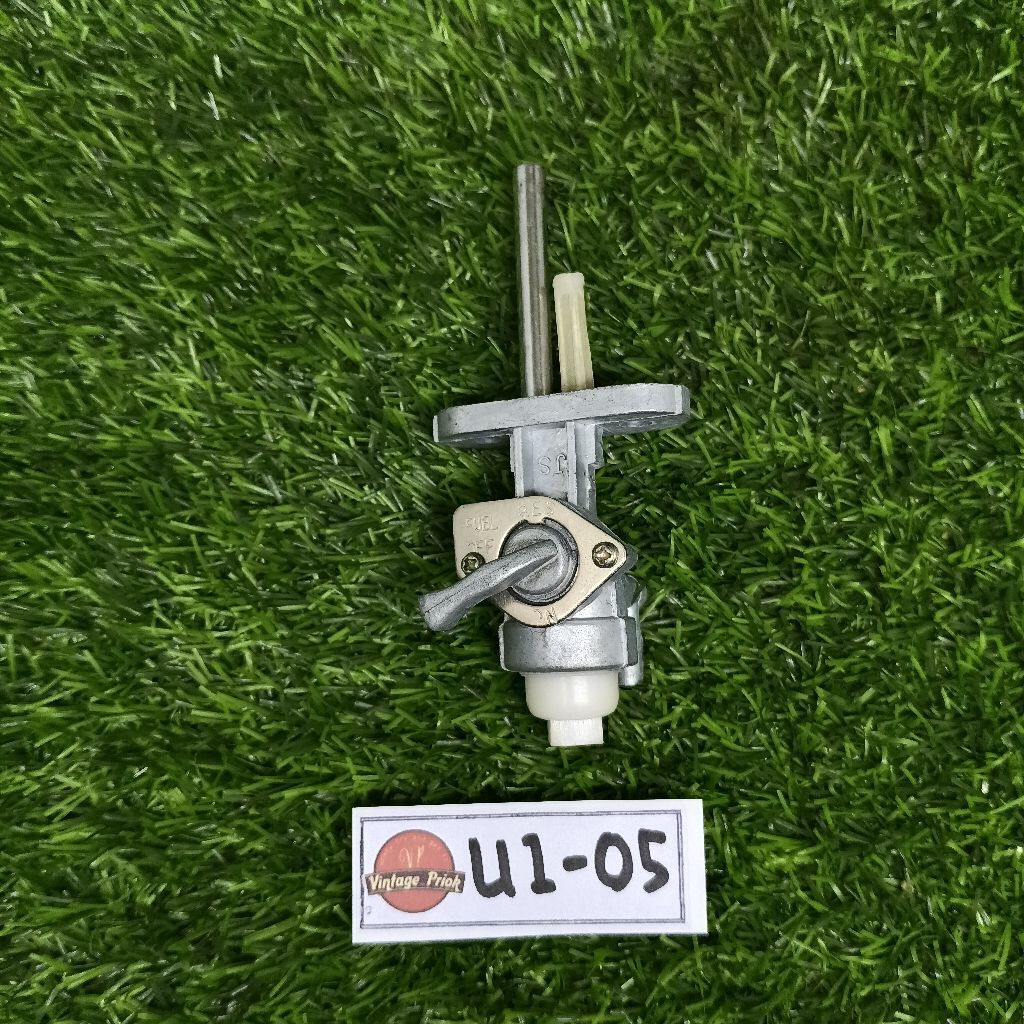 Kran Bahan Bakar JS Vintage ON/OFF/RES Keran OEM Sepeda Motor Jepang 80-an/90-an untuk Motor Klasik