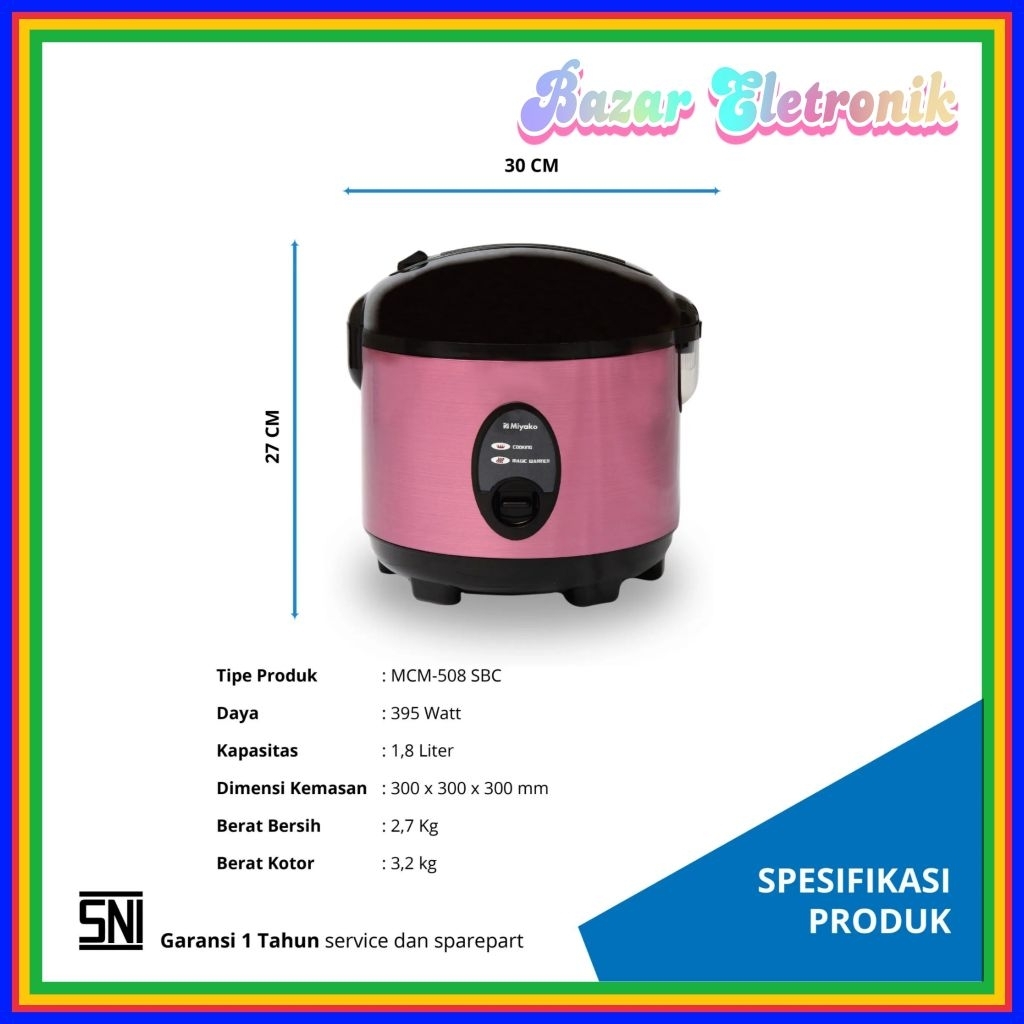 MAGIC COM MIYAKO 508 SBC / MAGIC COM MIYAKO / MAGIC COM MIYAKO 508