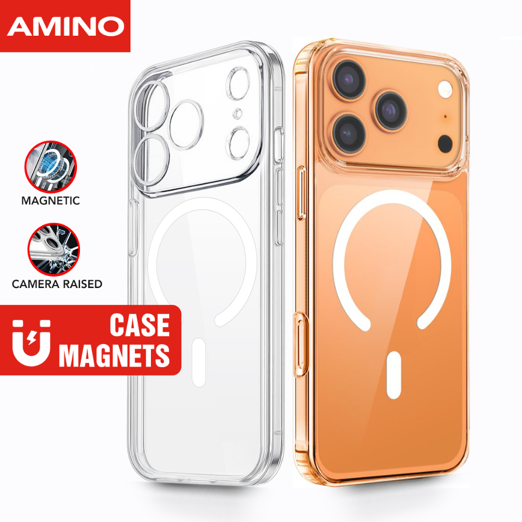 AMINO Protection Kamera Magnetic Case Iphone  17 Pro Max 16 Pro Max 15 Pro Max 14 Pro Max 13 Pro Max