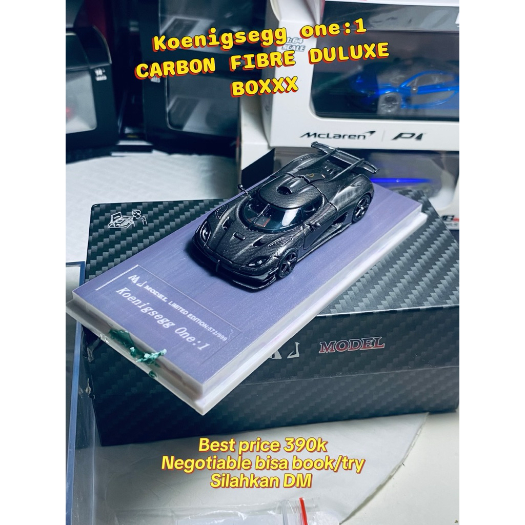 mj model koenigsegg one:1 carbon